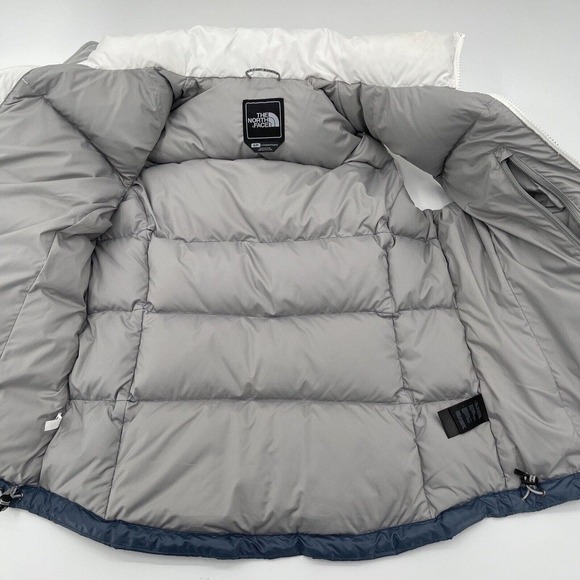 The North Face 700 Down Fill Ombre Puffer Vest Womens Small Blue - Picture 8 of 10